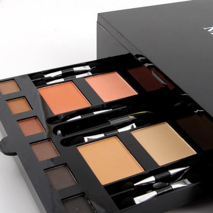 Set de 180 sombras de ojos y coloretes con estuche de maquillaje